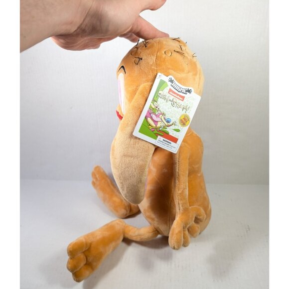 Ren & Stimpy Hug Me Plush Set Nickelodeon 19" Vibrating KidRobot Huggable - Picture 8 of 10